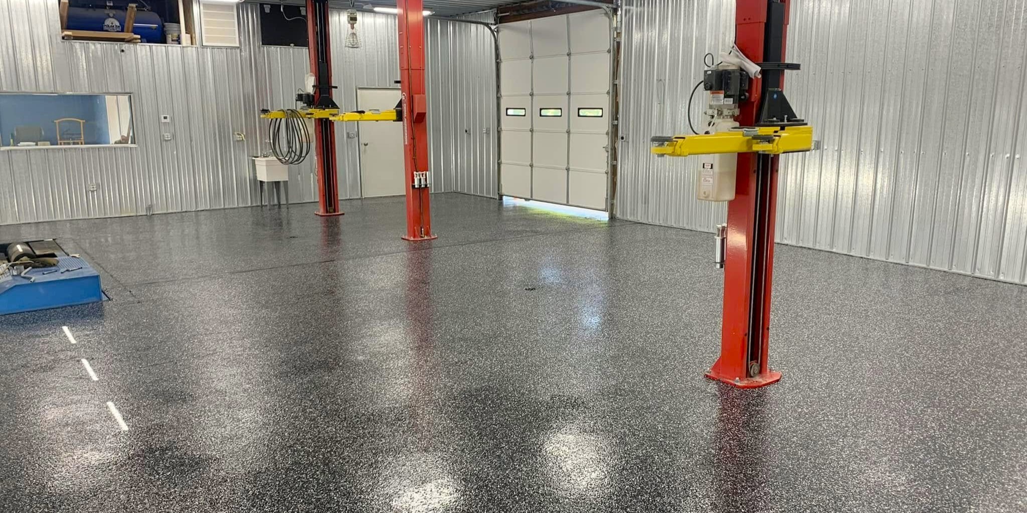 Flake Epoxy Floor System